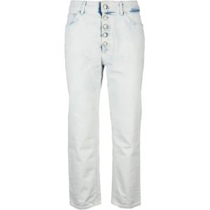 Dondup, Dames, Jeans, Wit, Maat: W30 Katoen,