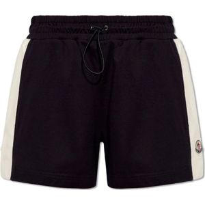 Moncler, Dames, Korte broeken, Blauw, Maat: XS Katoen,