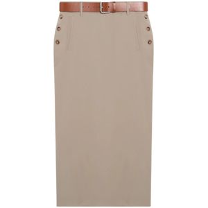 Moschino, Dames, Rokken, Beige, Maat: M Wol,