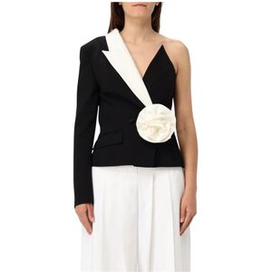 Karl Lagerfeld, Dames, Jassen, Zwart, Maat: XS