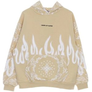 Vision OF Super, Heren, Sweatshirts & Hoodies, Beige, Maat: XL