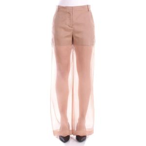 Pinko, Dames, Broeken, Bruin, Maat: S Linnen,