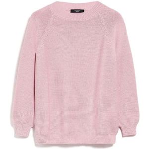Weekend Max Mara, Dames, Truien, Roze, Maat: XS Katoen,