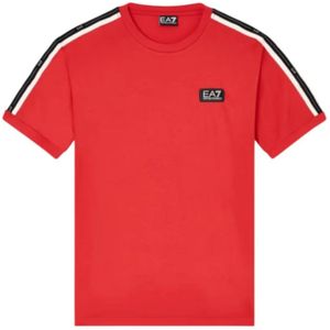 Ea7 Emporio Armani Train Logo Series Tape Co T-shirt Met Korte Mouwen