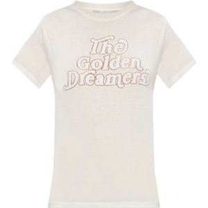 Golden Goose, Dames, Tops, Wit, Maat: M Zijde,