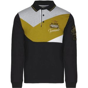 Aeronautica Militare, Heren, Tops, Zwart, Maat: L Katoen,