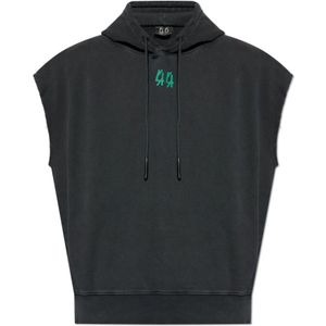 44 Label Group, Heren, Sweatshirts & Hoodies, Grijs, Maat: L Katoen,