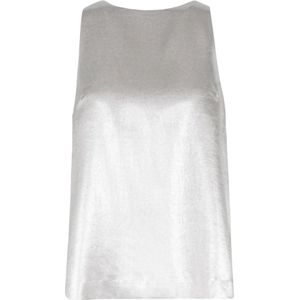 Ottod'Ame, Dames, Tops, Grijs, Maat: XS