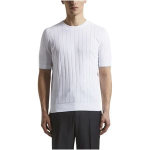 Peserico, Heren, Truien, Wit, Maat: XL Katoen,