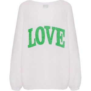 Americandreams, Dames, Truien, Wit, Maat: S Wol,