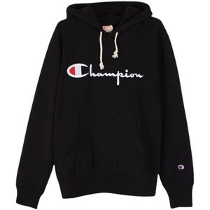 Champion, Heren, Sweatshirts & Hoodies, Zwart, Maat: L Katoen,