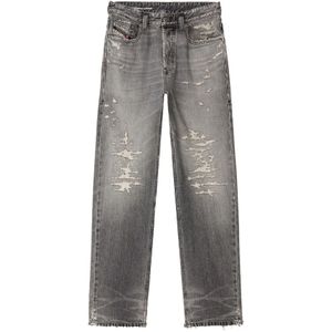Diesel, Dames, Jeans, Grijs, Maat: W26 Katoen,