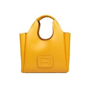 Hogan Tote Bags , Yellow , Dames , Maat: ONE Size