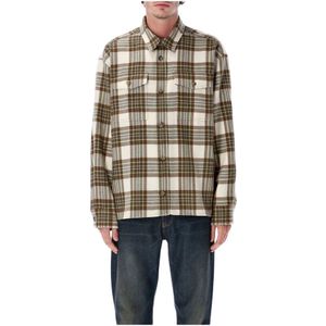 Ami Paris, Heren, Overhemden, Veelkleurig, Maat: M Wol,