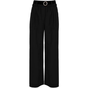 Kocca, Dames, Broeken, Zwart, Maat: M