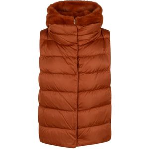 Herno, Dames, Jassen, Oranje, Maat: 2XS Nylon,
