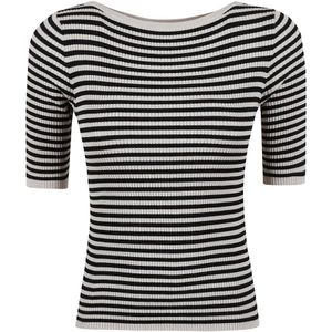 Weekend Max Mara, Dames, Truien, Bruin, Maat: S Viscose,