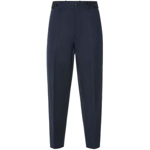 Philipp Plein, Heren, Broeken, Blauw, Maat: L Wol,