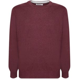 Brunello Cucinelli, Heren, Truien, Rood, Maat: XL Kasjmier,