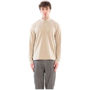 Circolo 1901, Heren, Tops, Beige, Maat: L Jersey,