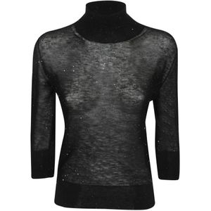 Genny, Dames, Truien, Zwart, Maat: XS Wol,