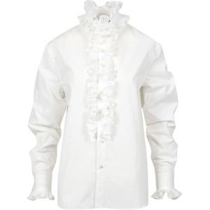 Philosophy di Lorenzo Serafini, Dames, Blouses & Shirts, Beige, Maat: M Katoen,