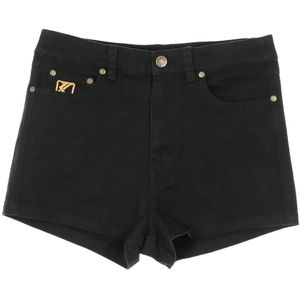 Karl Kani, Dames, Korte broeken, Zwart, Maat: XS Denim,
