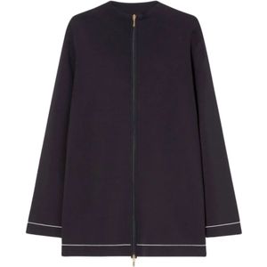 Marina Rinaldi, Dames, Truien, Blauw, Maat: S Viscose,