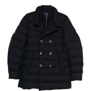 Herno, Heren, Jassen, Zwart, Maat: XL Wol,