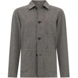 Boggi Milano - Smart Overhemdjas - Grijs - Wol - Heren