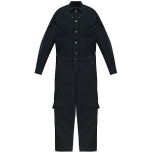 Dsquared2, Dames, Jumpsuits & Playsuits, Zwart, Maat: 2XS