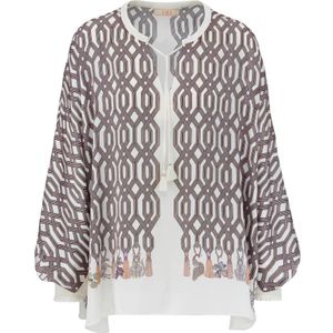 Ivi, Dames, Blouses & Shirts, Veelkleurig, Maat: S