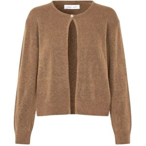 Samsøe Samsøe, Dames, Truien, Bruin, Maat: M Wol,