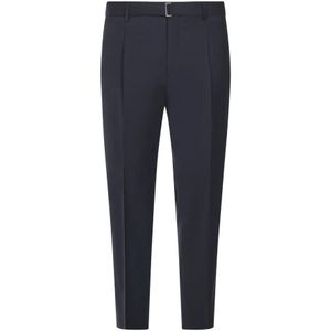 BE Able, Heren, Broeken, Blauw, Maat: W32 Leer,