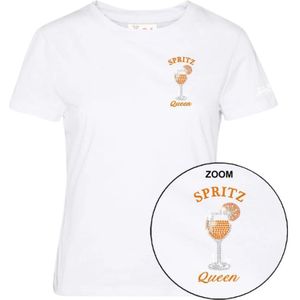 MC2 Saint Barth, Dames, Tops, Wit, Maat: L Katoen,