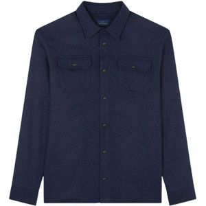 Paul&Shark - Overshirt - Donkerblauw - Wol