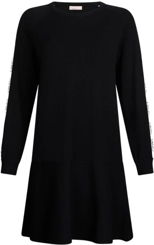 Liu Jo, Dames, Jurken, Zwart, Maat: 2XS Viscose,