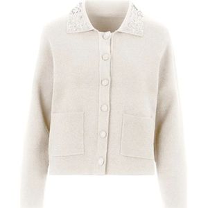 H2O, Dames, Truien, Beige, Maat: S Viscose,