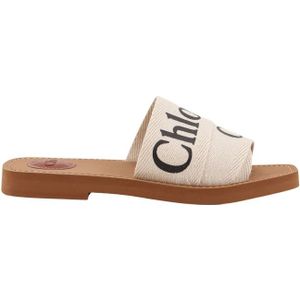 Chloé, Dames, Schoenen, Wit, Maat: 36 EU Leer,