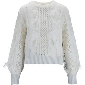 Twinset, Dames, Truien, Wit, Maat: XS Wol,