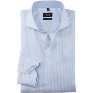 Olymp, Heren, Overhemden, Blauw, Maat: 2XL Poliester,