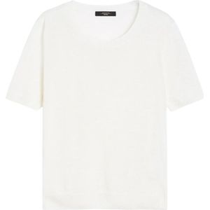 Weekend Max Mara, Dames, Truien, Wit, Maat: XS Linnen,