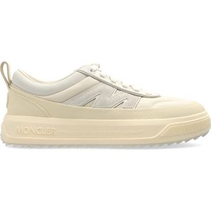 Moncler, Dames, Schoenen, Beige, Maat: 36 1/2 EU Leer,