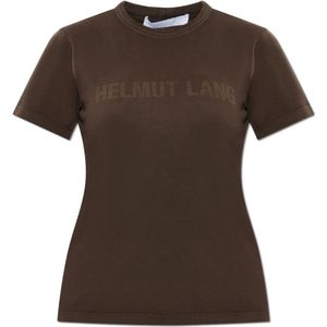 Helmut Lang, Dames, Tops, Bruin, Maat: M Katoen,