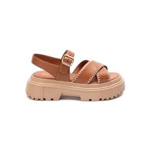 Hogan Donkerbruine Sandalen , Brown , Dames , Maat: 40 EU