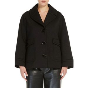 Max Mara Studio, Dames, Jassen, Zwart, Maat: L Jersey,