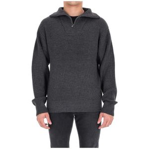 Officine Générale, Heren, Truien, Grijs, Maat: M Wol,