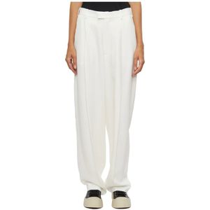 Marni, Dames, Broeken, Wit, Maat: XS Viscose,