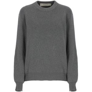 Golden Goose, Dames, Truien, Grijs, Maat: XS Katoen,
