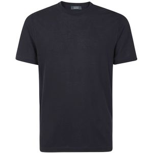 Zanone, Heren, Tops, Zwart, Maat: 4XL Katoen,